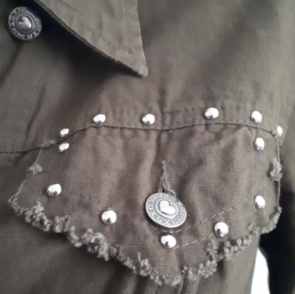 XOXO | Khaki Maxi Duster Jacket - Picture 8 of 15